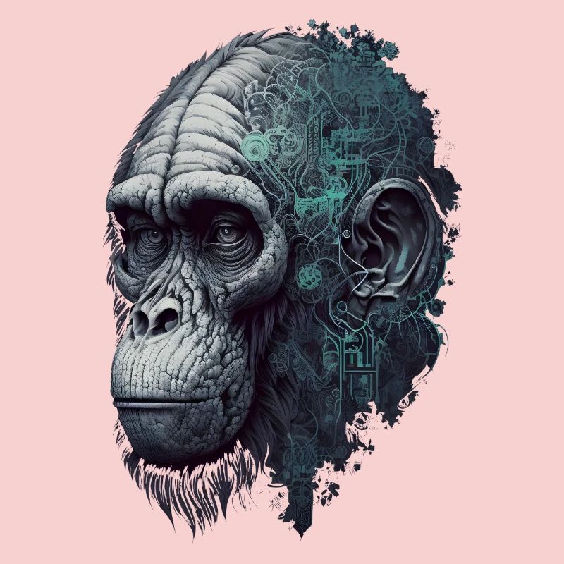 AI-controlled monkey