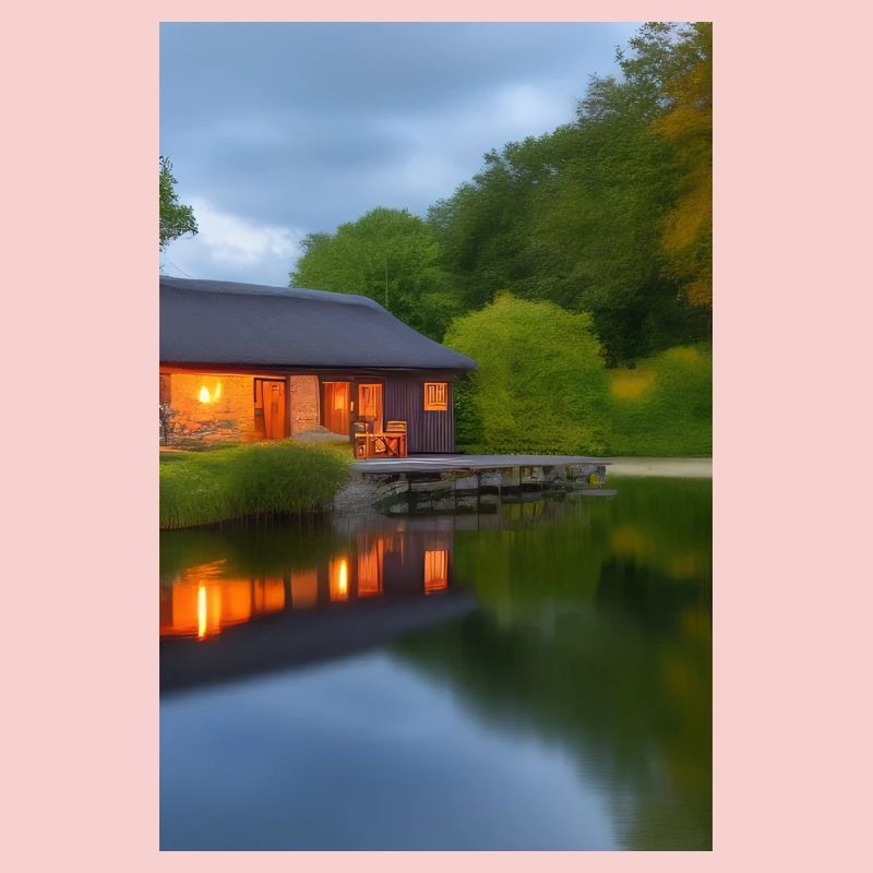 Charming lakeside cabin