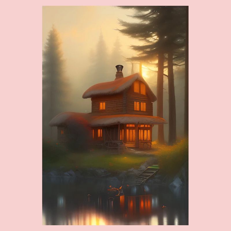 Charming lakeside cabin