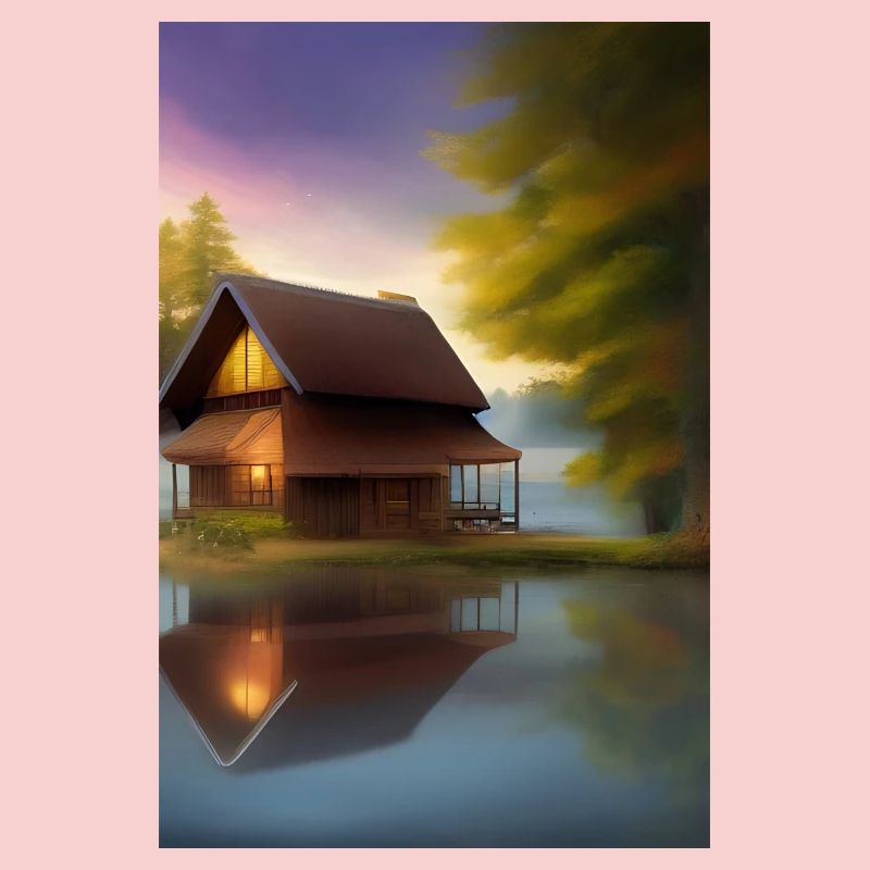 Charming lakeside cabin