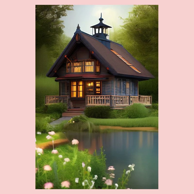 Charming lakeside cabin