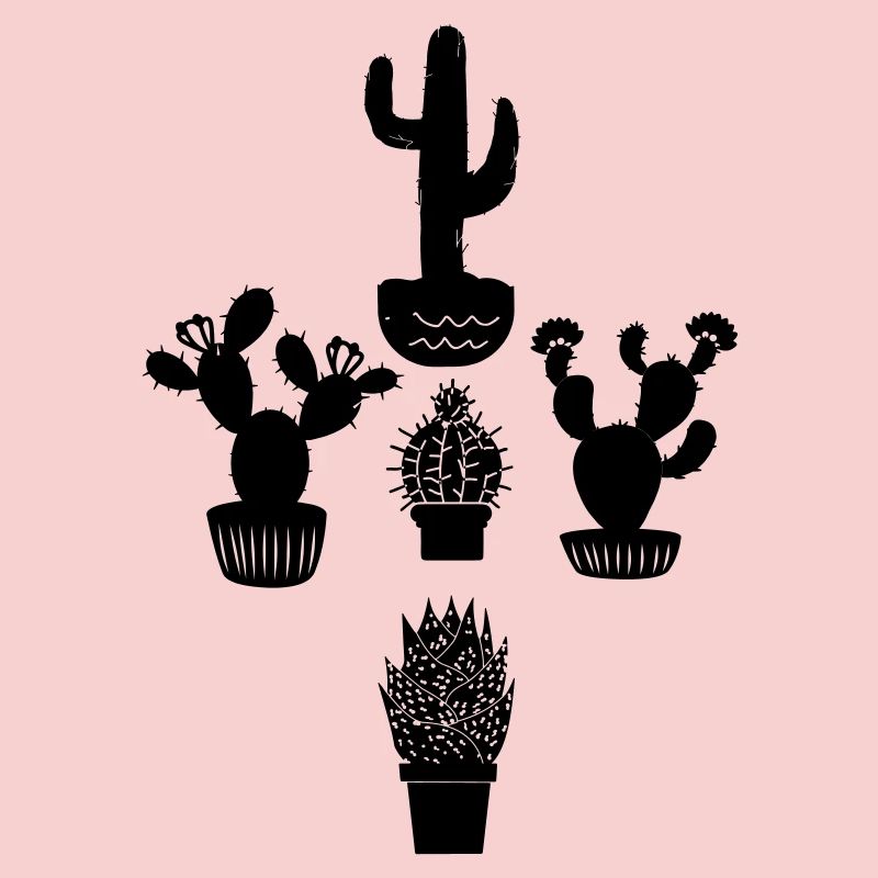 Five cacti