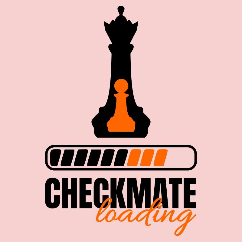 Checkmate Loading Queen and Pawn
