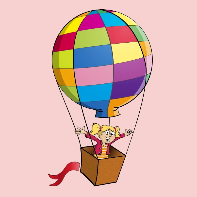 Sortie colorée de ballons