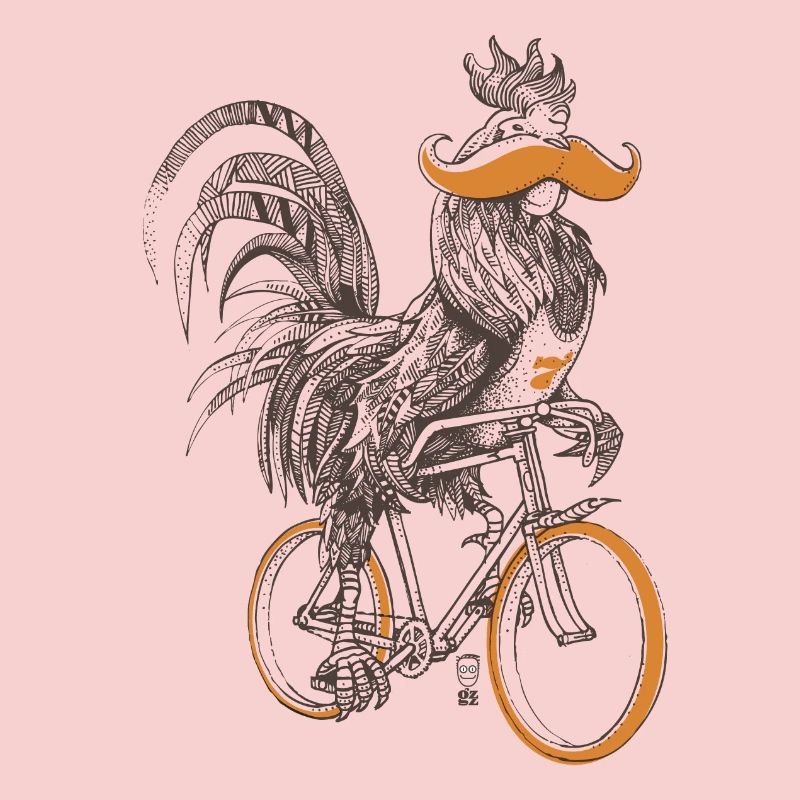 Rooster & Bicycles