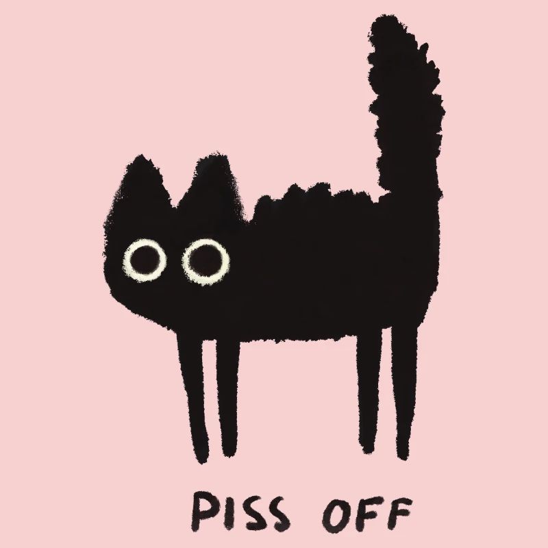 Grumpy Kitty Vibes – Lass mich in Ruhe