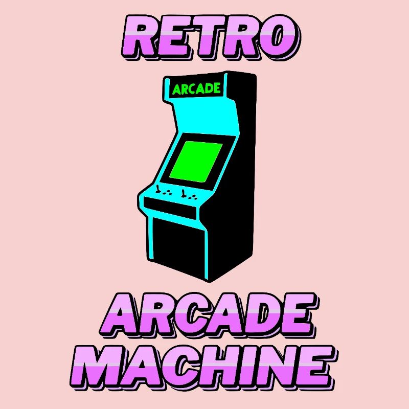 Retro arcade machine
