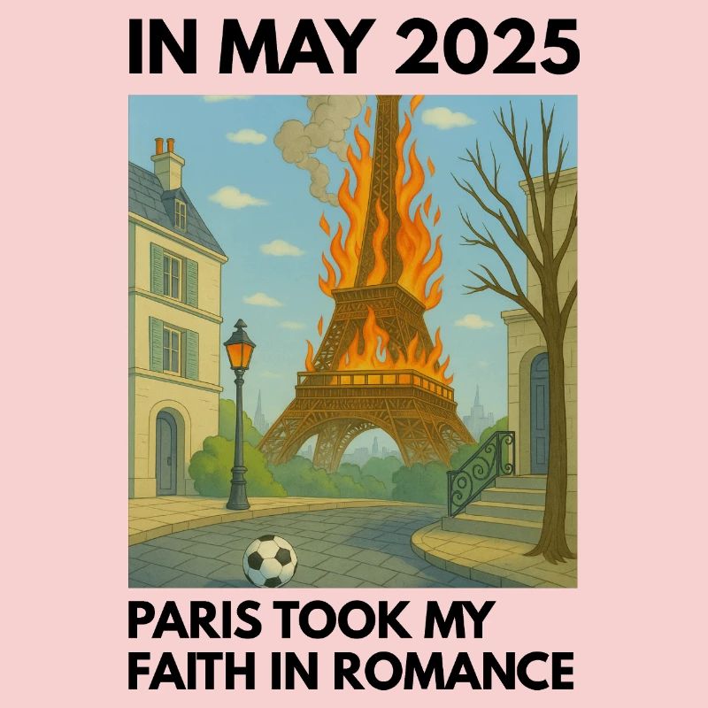 Eiffel Tower on Fire