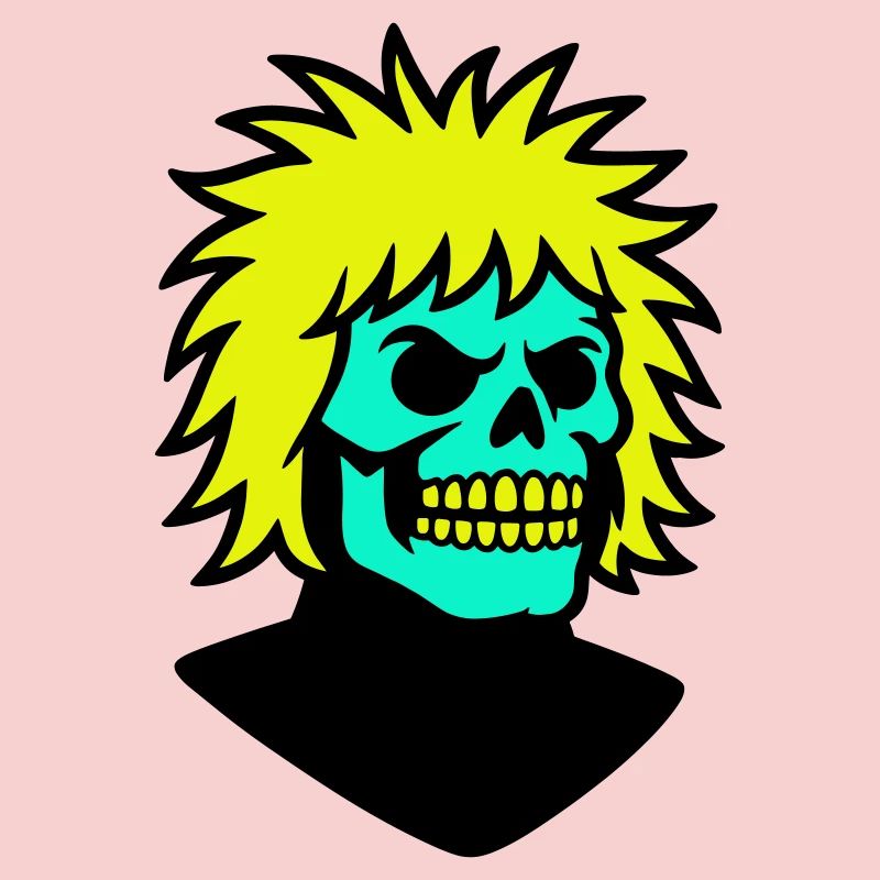 Skullman with a cool hairstyle