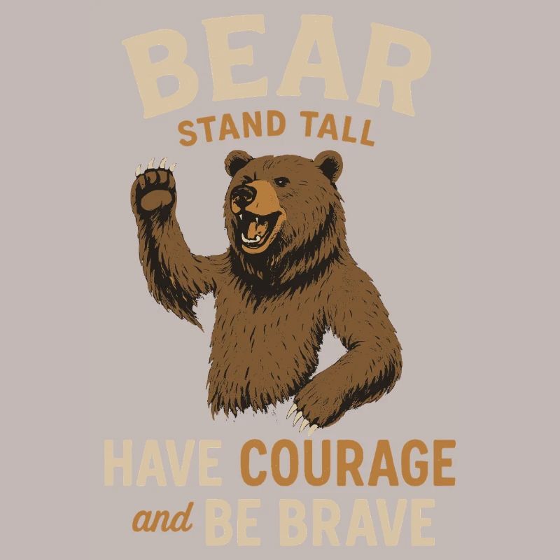 Devise de l’ours pour les braves