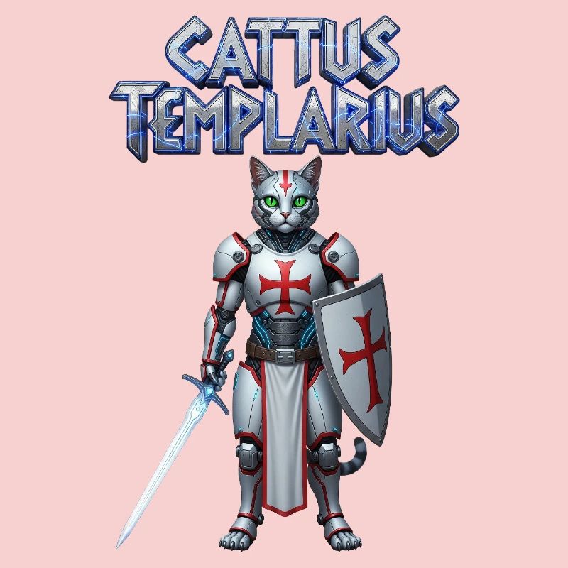 Cattus Templarius Chat Chevalier