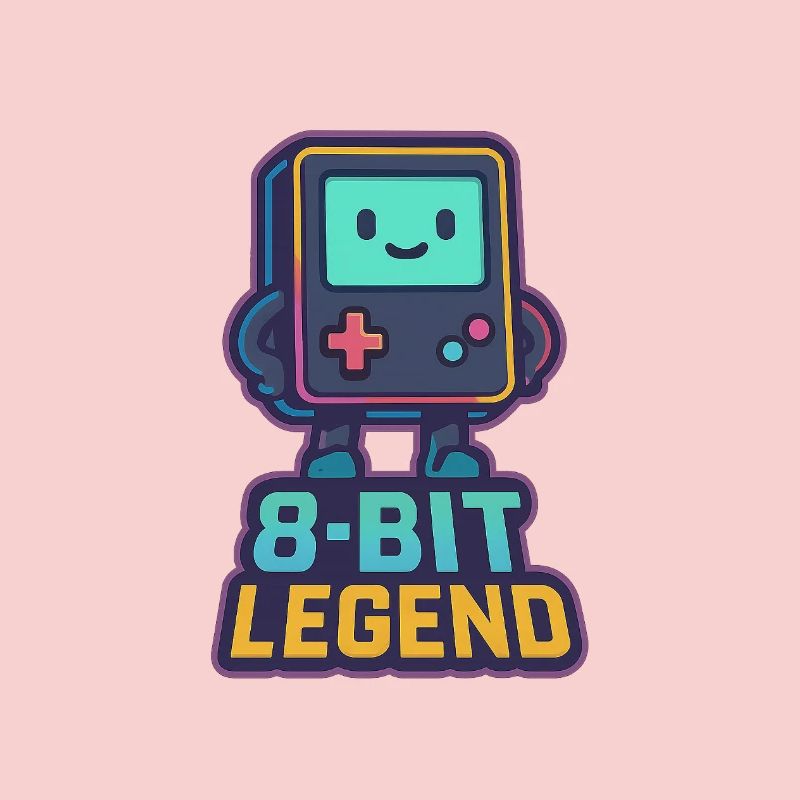 Personnage de jeu rétro Legend 8 bits