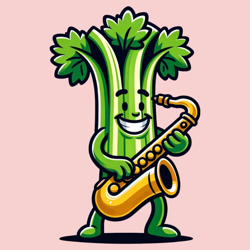 Le céleri Saxy apporte le jazz croquant