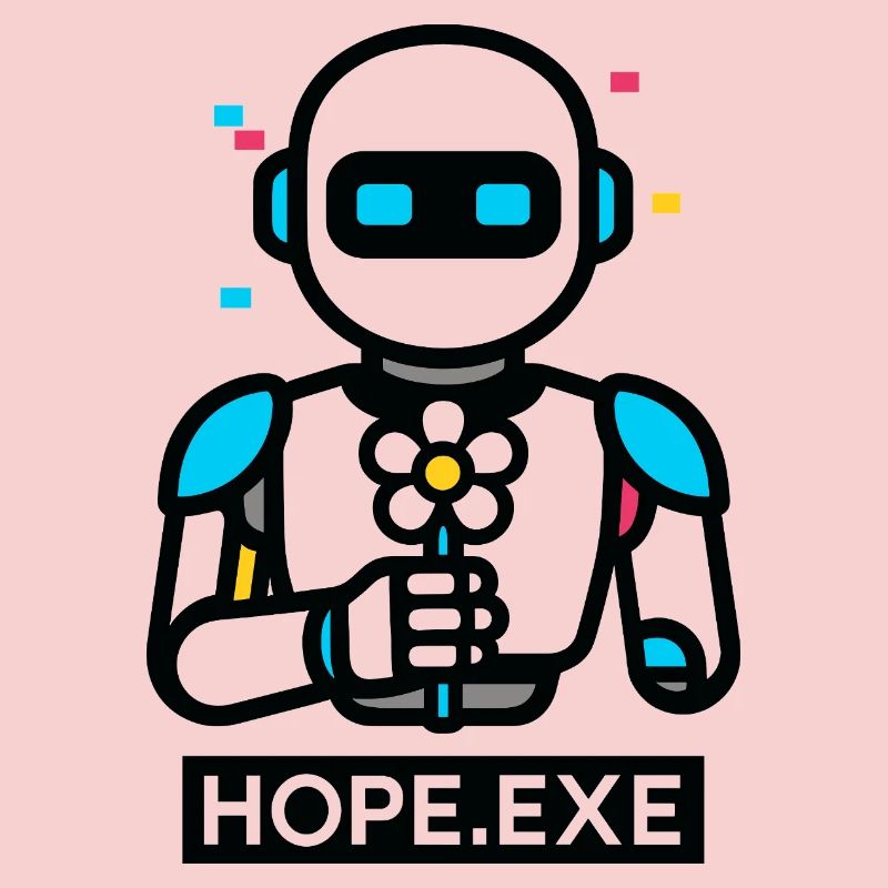 HOPE.EXE – Robot avec fleur