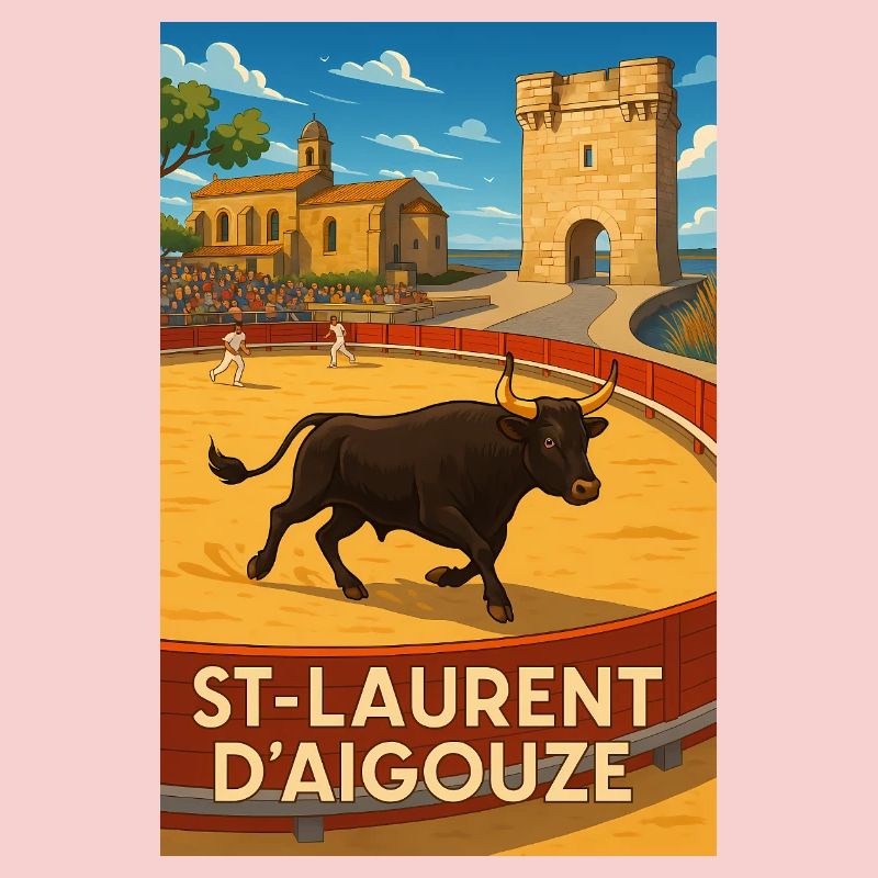 Course de Taureau à Saint-Laurent d'Aigouze