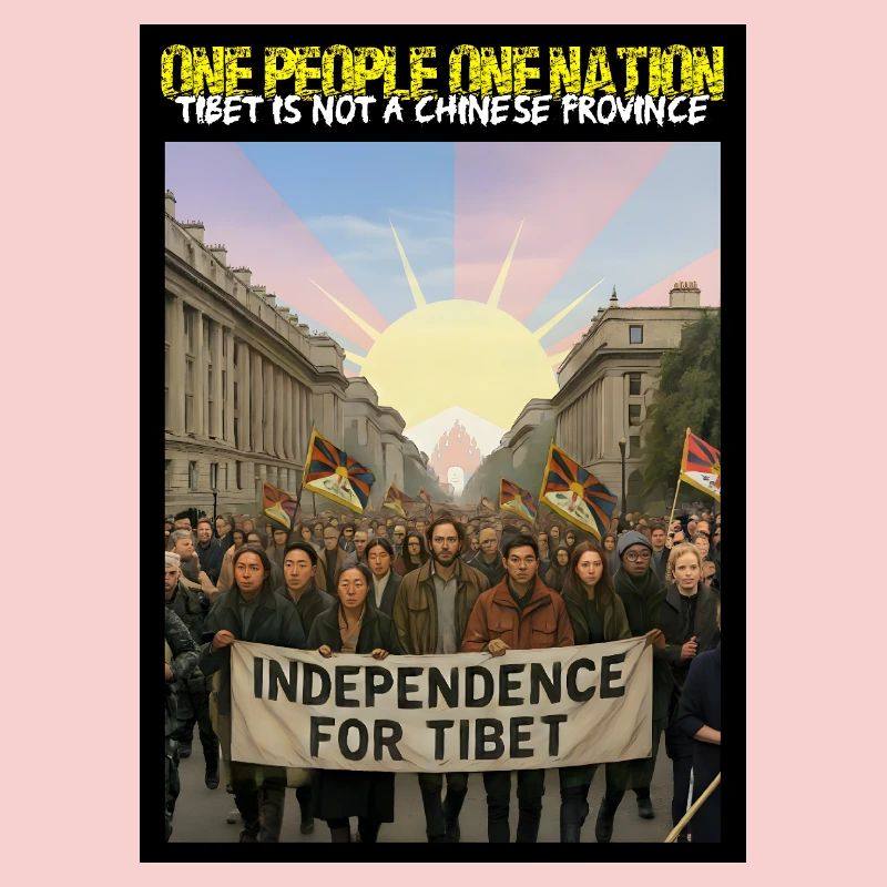 Tibetan Independence Protest