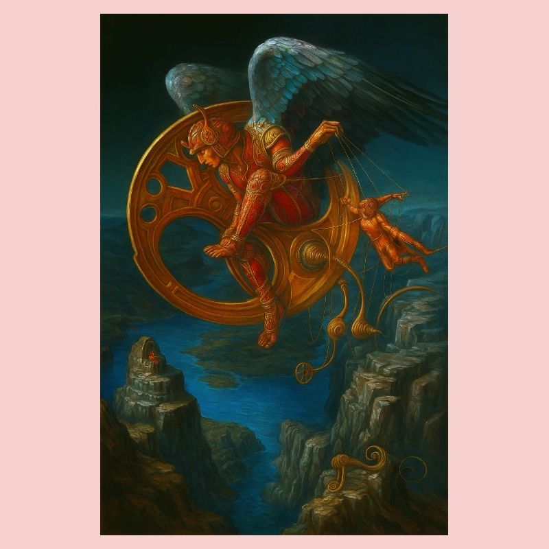 Fantasy Mechanisches fliegendes Kreaturendesign