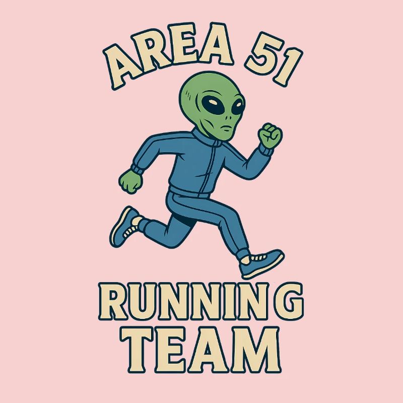 Conception de l'équipe de course extraterrestre de la zone 51