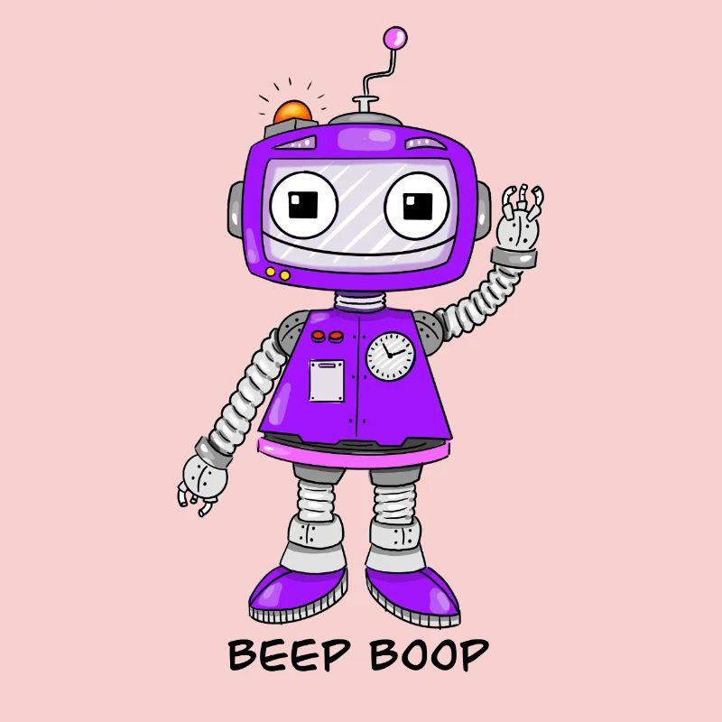 Lila Roboter