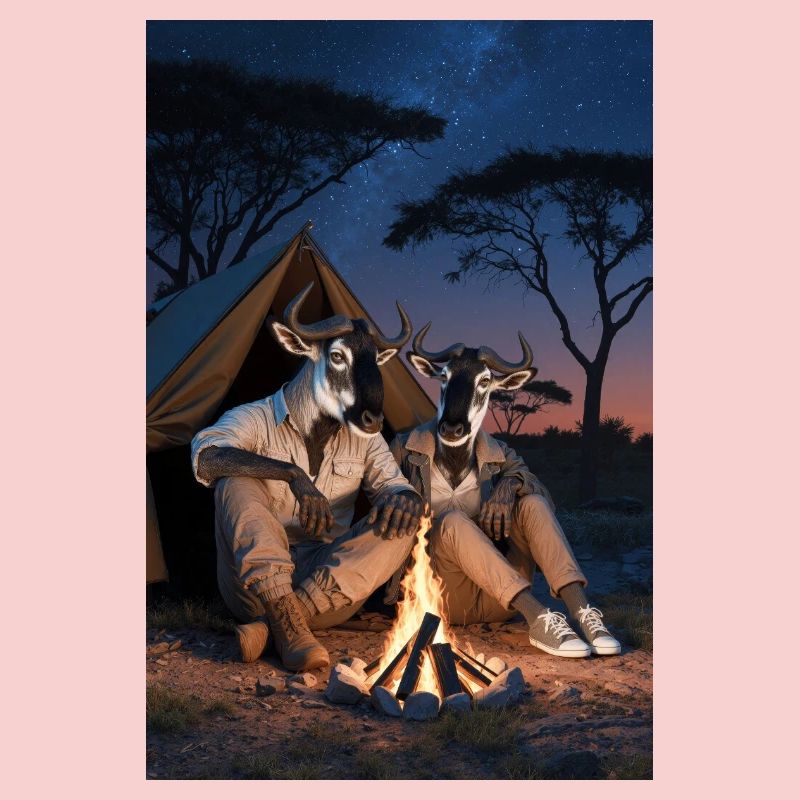 Wildebeest Humanoid Pair