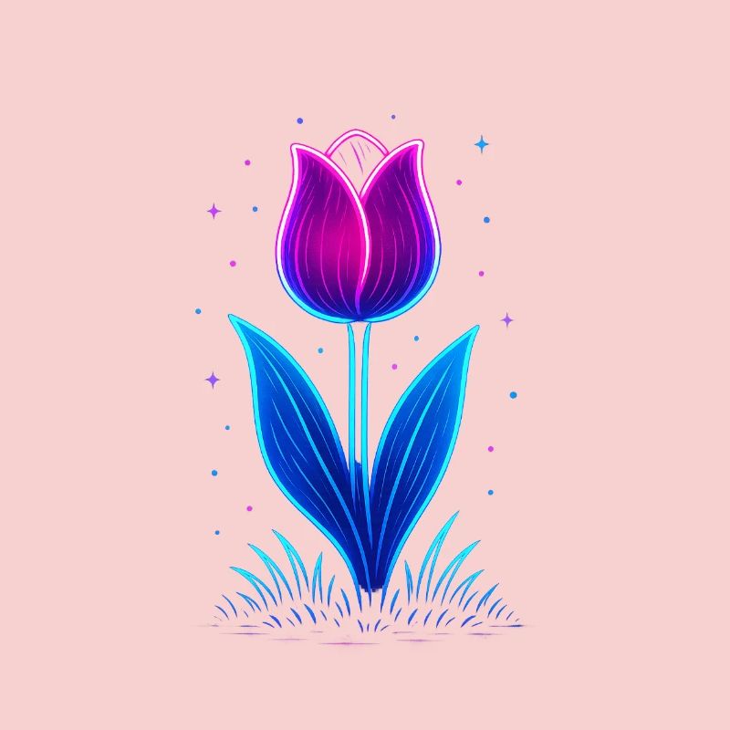 Tulipe néon