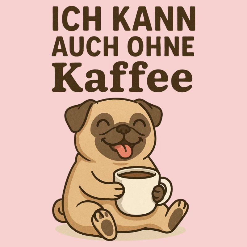 Coffee Dog Doesn't Work Without Coffee Animals Design