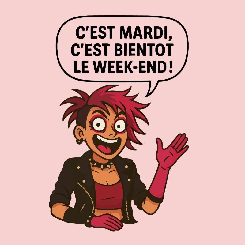 C'est mardi ! C'est bientôt le weekend !