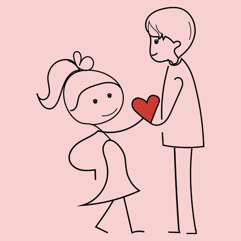 Des amis qui échangent de l’affection