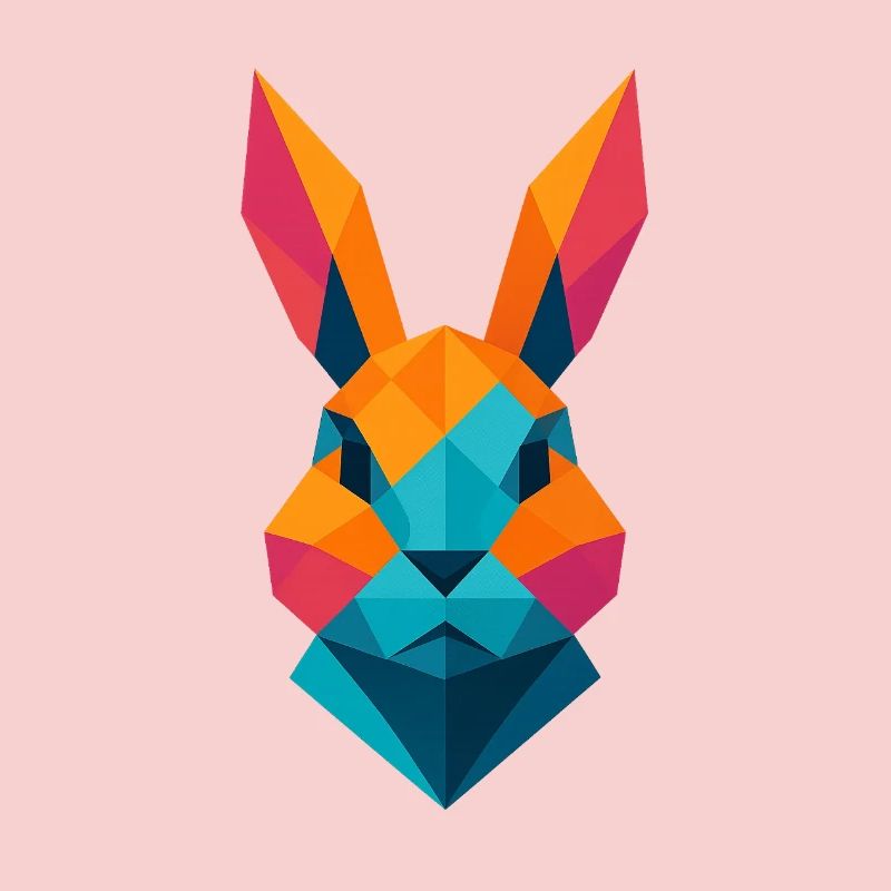 Lapin | Tête de lapin Impression / Impression / Design