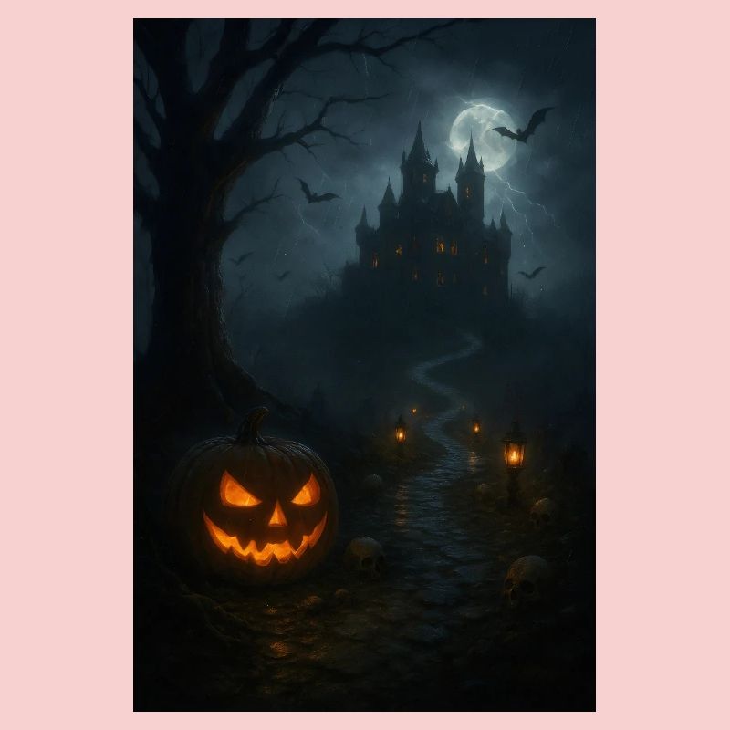 Halloween Pumpkin Goth Horror