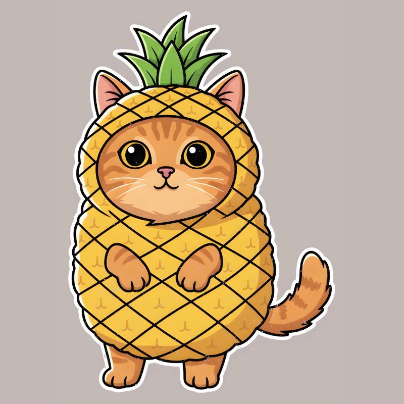Pineapple Cat