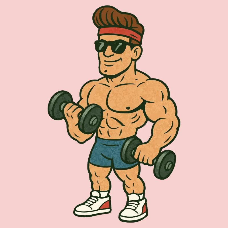 Bodybuilder Comic