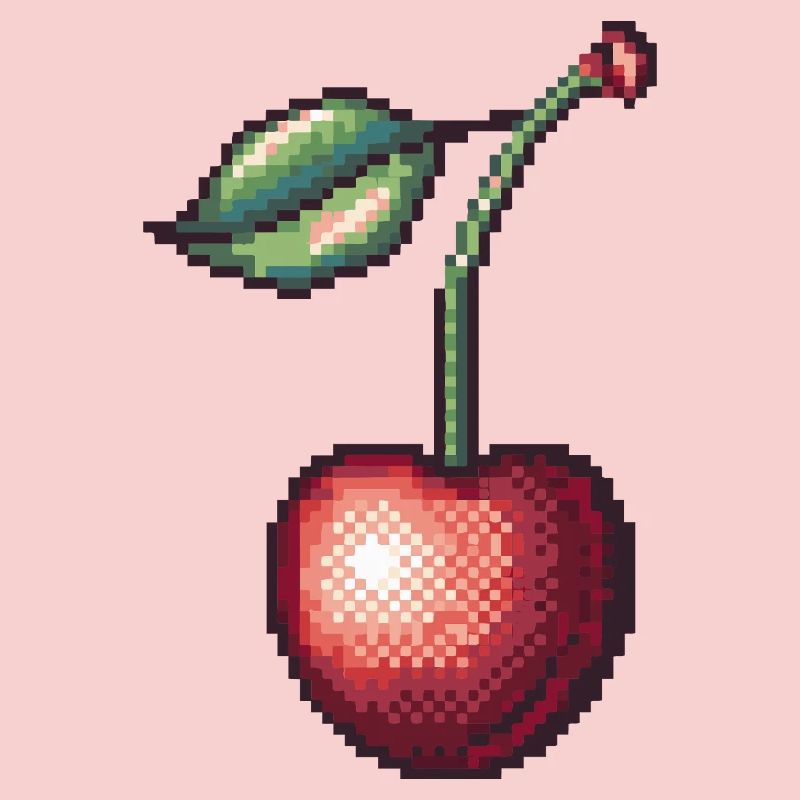 Cerise Pixel Rétro