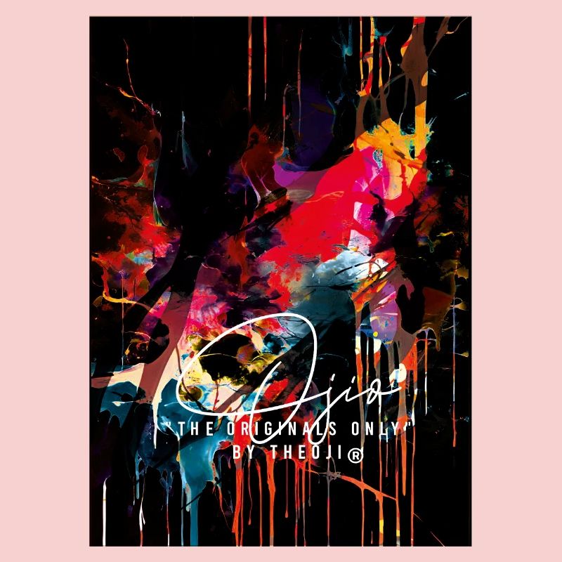 Ojio-Constellart - Bunte abstrakte Explosion