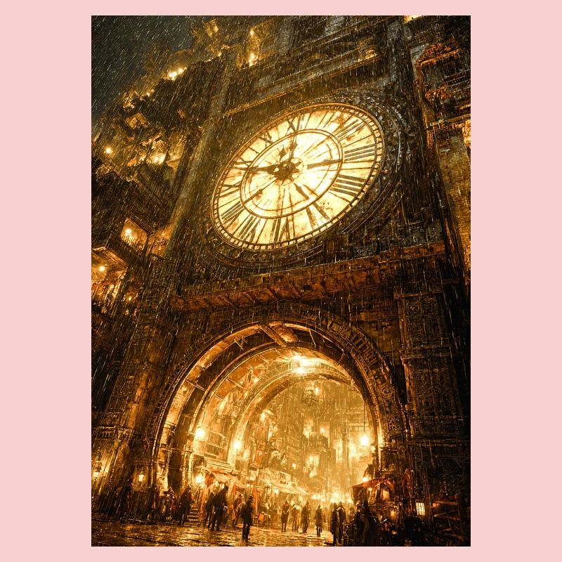 Vergoldeter Clockgate-Bogen