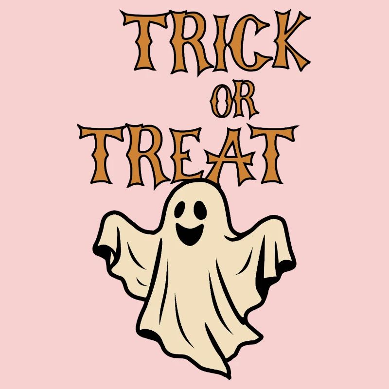 Trick oder Treat Geister Halloween Retro