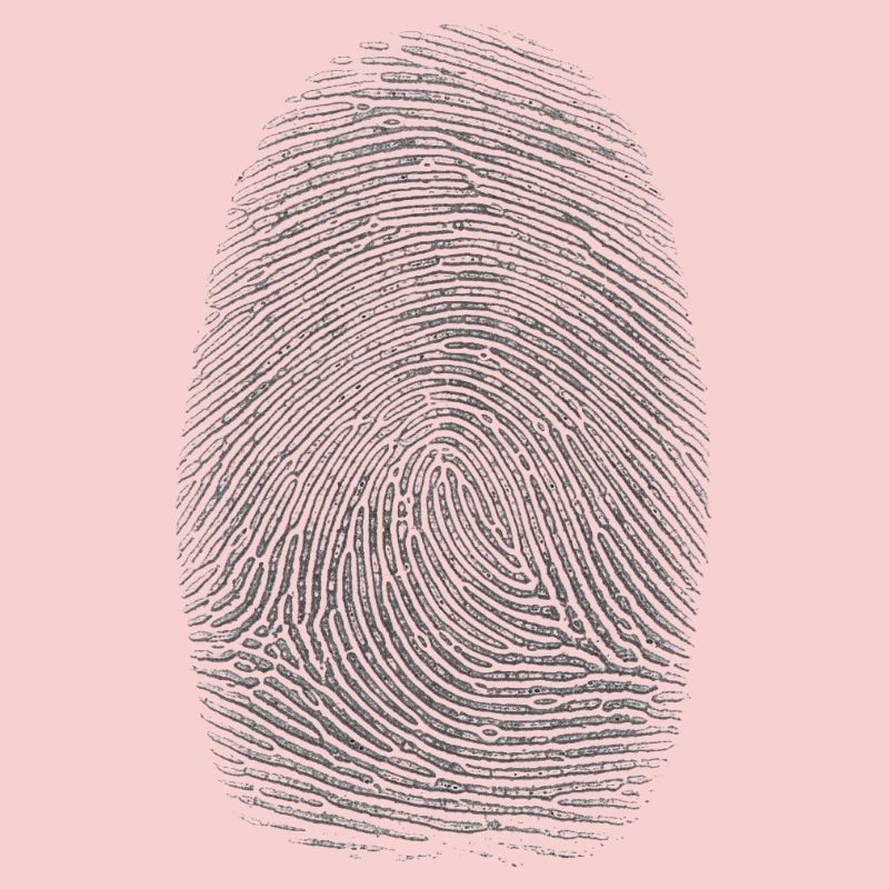 Fingerprint Silhouette Pattern