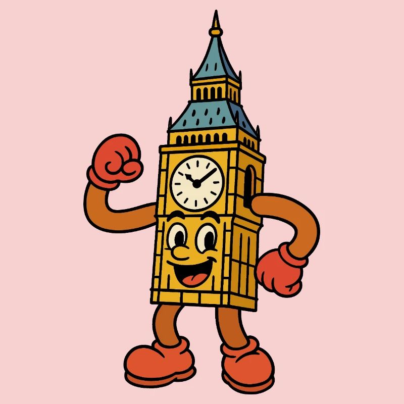 Big talking clock tower