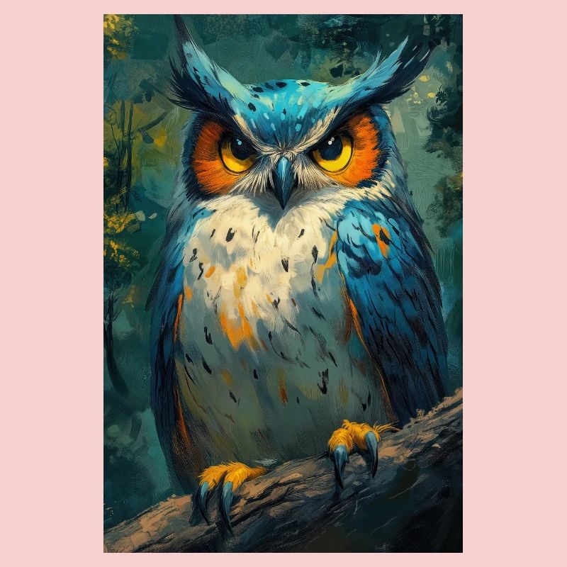 Illustration einer Eule