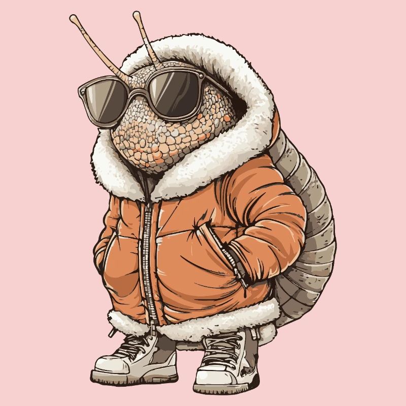 Snail Cool Winter