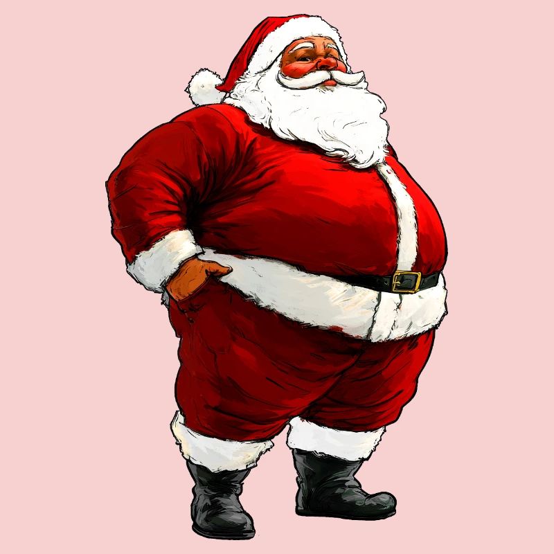 Dicker Weihnachtsmann