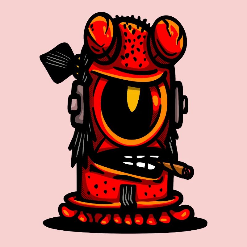 Red Devil Cigar Karikatur