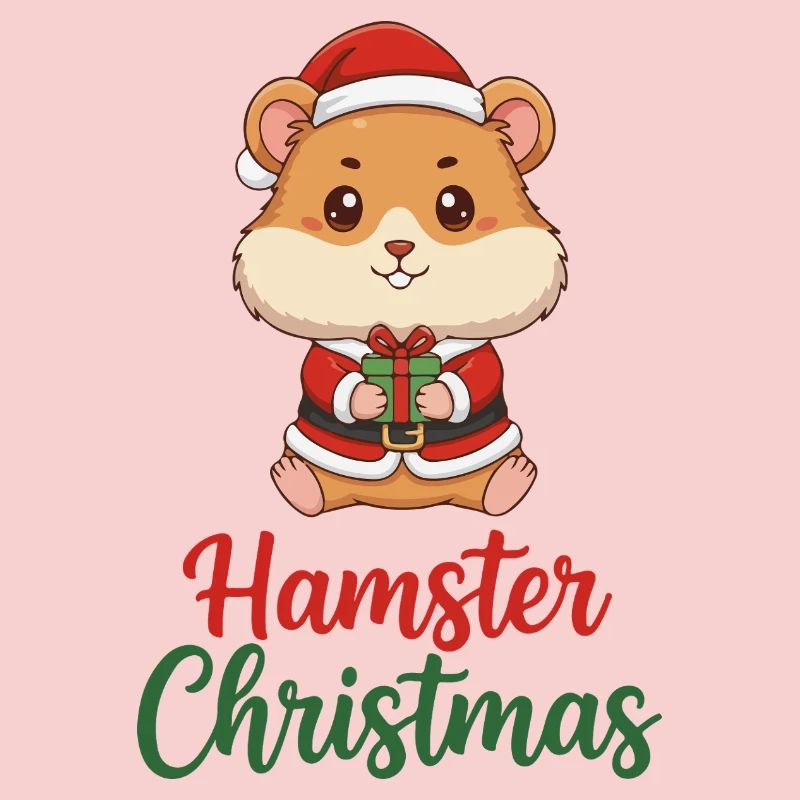 Hamster-Weihnachtsstimmung