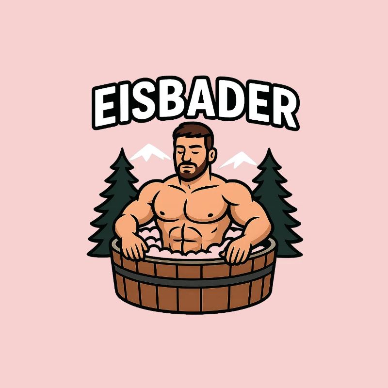 Eisbader im Waldbad