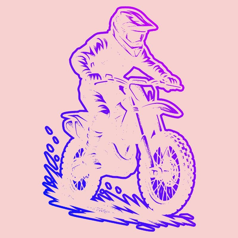 Conception compacte du motocross