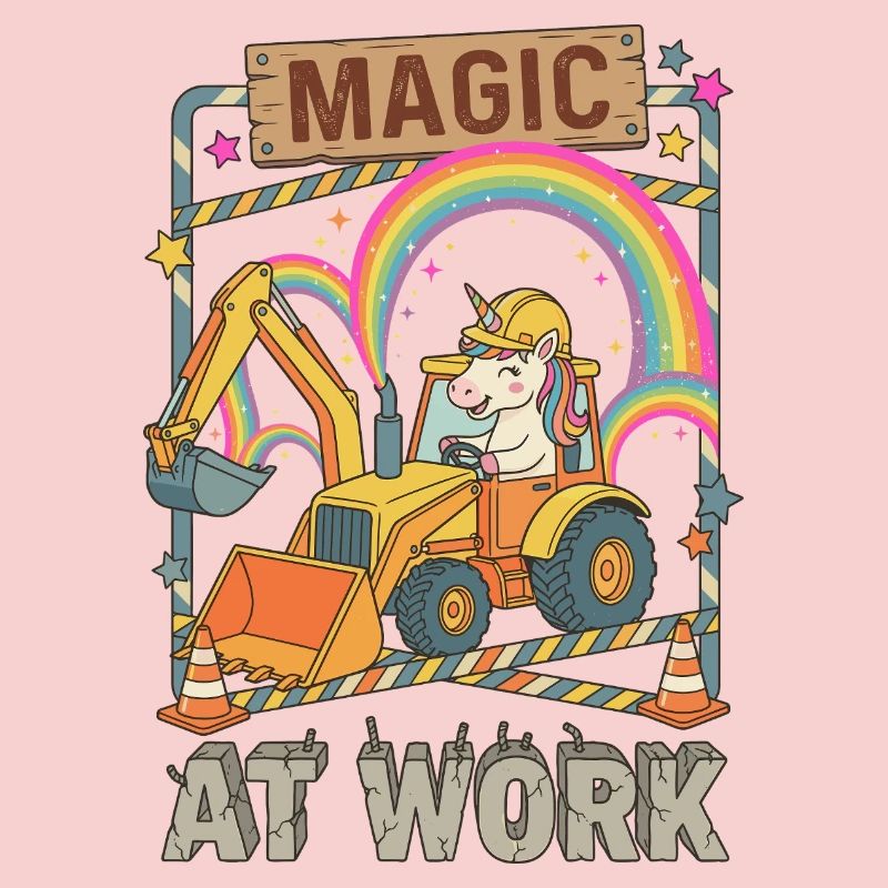 Magic At Work Unicorn Excavator