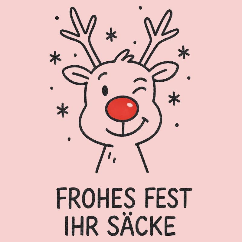 Joyeux Noël, espèce de renne à sacs Rudolph