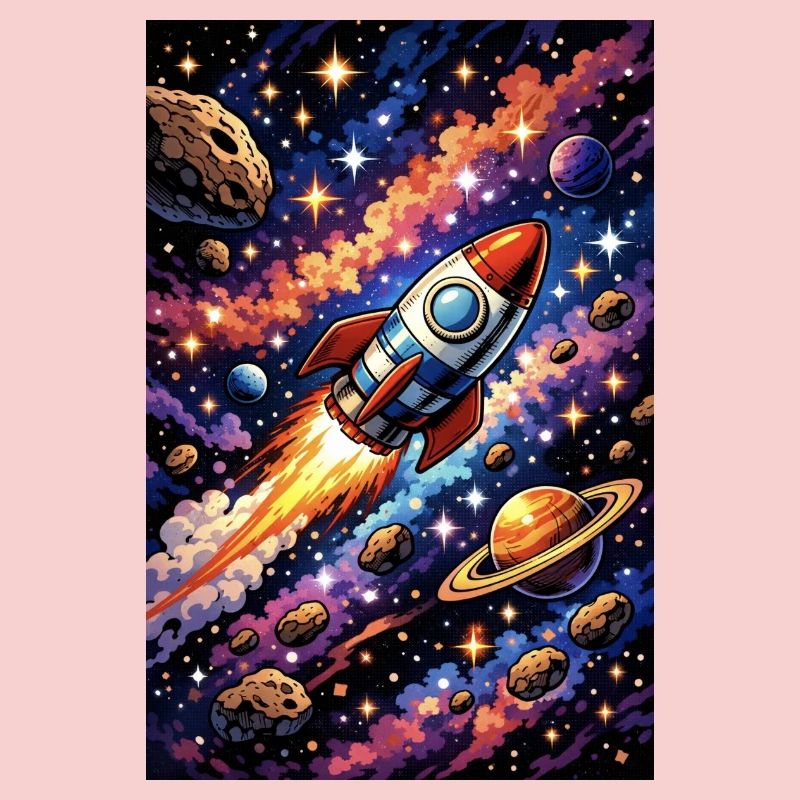 Rocket flight through cosmos
