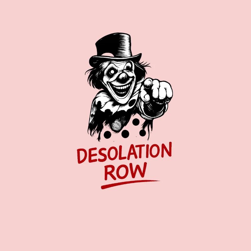 Desolate Clown Noir Artwork