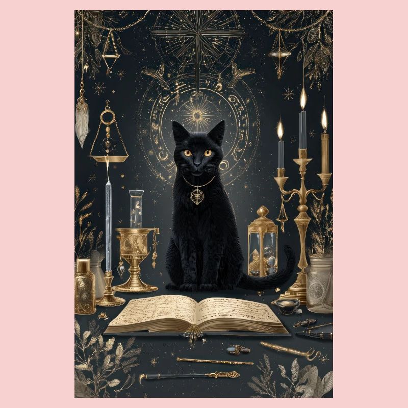 Midnight Cat Alchemist